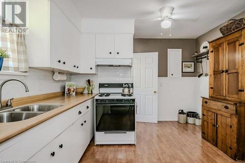 31 Ellen Street, Fort Erie, ON - Indoor Photo Showing Kitchen With Double Sink