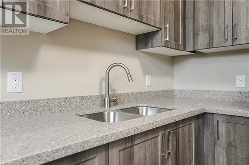 183 Rykert Street Street Unit# B, St. Catharines, ON - Indoor Photo Showing Kitchen With Double Sink