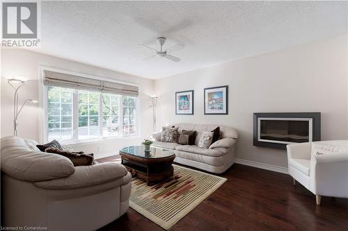 2259 Ingersoll Drive, Burlington, ON - Indoor Photo Showing Living Room With Fireplace