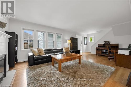 2 Hilda Street, Welland, ON - Indoor Photo Showing Living Room With Fireplace