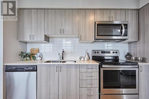 2002 - 1255 Bayly Street, Pickering, ON - Indoor Photo Showing Kitchen With Stainless Steel Kitchen With Double Sink With Upgraded Kitchen