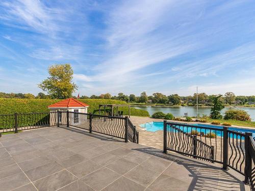 Terrasse - 16700 Ch. St-Roch, Sorel-Tracy, QC - Outdoor With In Ground Pool With View