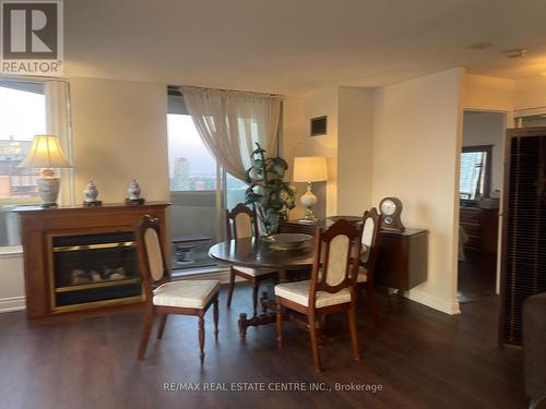 2408 - 400 Webb Drive, Mississauga (City Centre), ON - Indoor With Fireplace