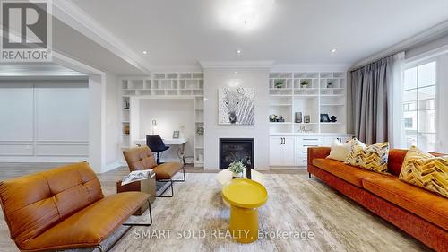 70 William Durie Way, Toronto (Newtonbrook West), ON - Indoor Photo Showing Living Room With Fireplace