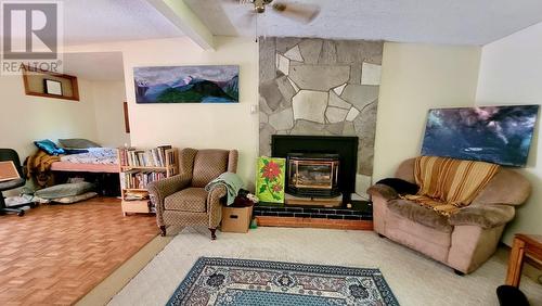 2010 Creek Street, Nelson, BC - Indoor Photo Showing Living Room With Fireplace