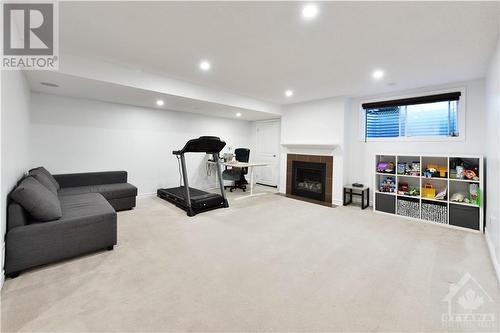 615 Remnor Avenue, Kanata, ON - Indoor With Fireplace