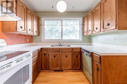 1705 23 Avenue N, Lethbridge, AB - Indoor Photo Showing Kitchen With Double Sink