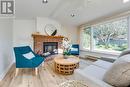 1349 Kelly Road, Mississauga, ON  - Indoor Photo Showing Living Room With Fireplace 