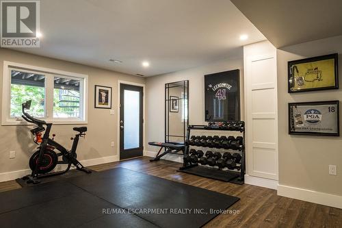 120 Peer Court, Hamilton (Meadowlands), ON - Indoor Photo Showing Gym Room