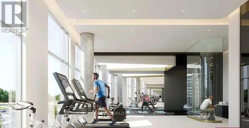 B-1506 - 50 Upper Mall Way, Vaughan, ON - Indoor Photo Showing Gym Room