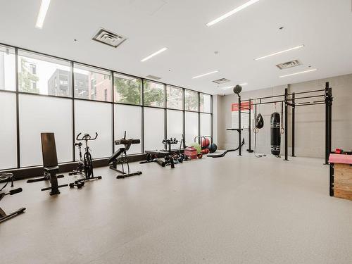 Autre - Ph703-3810 Rue St-Antoine O., Montréal (Le Sud-Ouest), QC - Indoor Photo Showing Gym Room