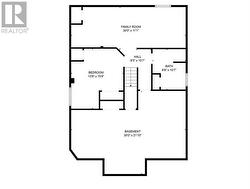 Lower level floor plan - 