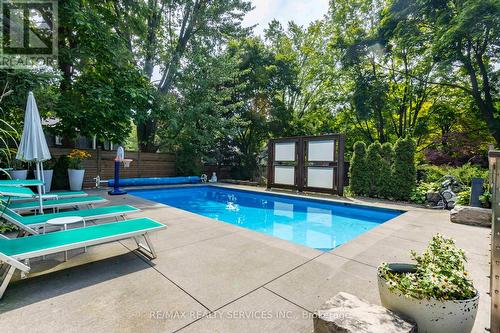 2150 Elmhurst Avenue, Oakville (Eastlake), ON - Outdoor With In Ground Pool With Deck Patio Veranda With Backyard