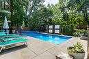 2150 Elmhurst Avenue, Oakville, ON  - Outdoor With In Ground Pool With Deck Patio Veranda With Backyard 