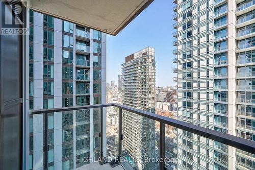 3605 - 8 Widmer Street, Toronto, ON - Outdoor With Balcony