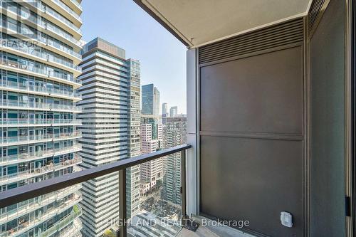 3605 - 8 Widmer Street, Toronto (Waterfront Communities), ON - Outdoor With Balcony