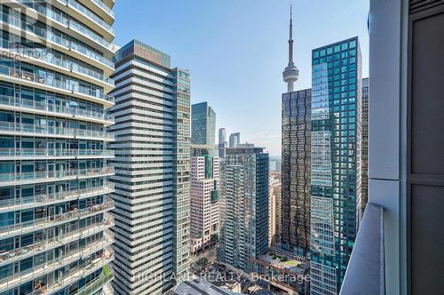 3605 - 8 Widmer Street, Toronto (Waterfront Communities), ON - Outdoor With Balcony With Facade