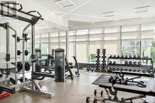 201 - 15 Brunel Court, Toronto (Waterfront Communities), ON - Indoor Photo Showing Gym Room