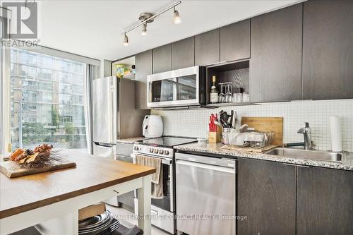 201 - 15 Brunel Court, Toronto, ON - Indoor Photo Showing Kitchen