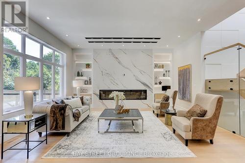 161 Fitzgerald Avenue, Markham, ON - Indoor Photo Showing Living Room With Fireplace