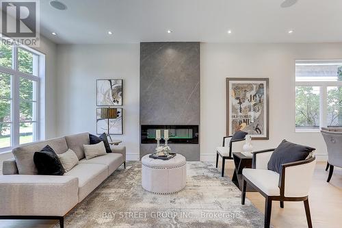 161 Fitzgerald Avenue, Markham, ON - Indoor Photo Showing Living Room With Fireplace