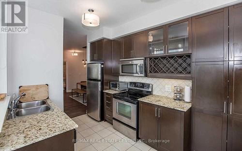 1209 - 80 Absolute Avenue, Mississauga, ON - Indoor Photo Showing Kitchen With Double Sink