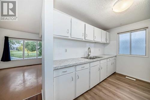 6303 Penbrooke Drive Se, Calgary, AB - Indoor Photo Showing Kitchen With Double Sink