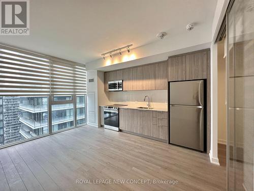 2907 - 357 King Street W, Toronto, ON - Indoor Photo Showing Kitchen With Stainless Steel Kitchen