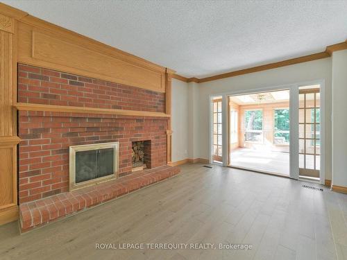 154 Centennial Rd, Toronto, ON - Indoor Photo Showing Living Room With Fireplace