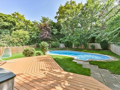 2946 Dancer Crt, Mississauga, ON - Outdoor With In Ground Pool With Backyard