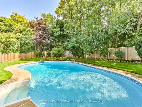 2946 Dancer Crt, Mississauga, ON - Outdoor With In Ground Pool With Backyard