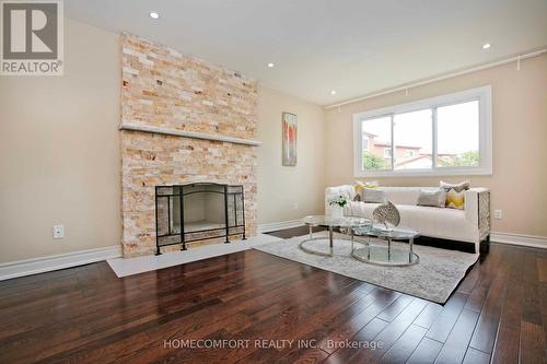 59 Hillfarm Drive, Toronto (Milliken), ON - Indoor Photo Showing Living Room With Fireplace