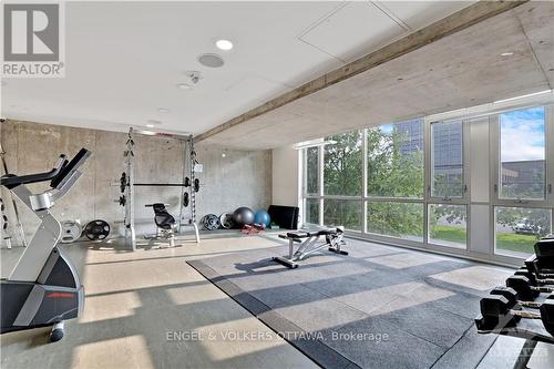 1204 - 201 Parkdale Avenue, Ottawa, ON - Indoor Photo Showing Gym Room