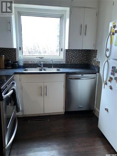 Funk Acreage, Connaught Rm No. 457, SK - Indoor Photo Showing Kitchen With Double Sink