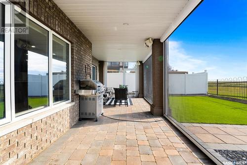 8179 Wascana Gardens Drive, Regina, SK - Outdoor With Deck Patio Veranda With Exterior