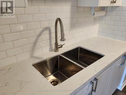 17 Clover Bloom Road, Brampton, ON - Indoor Photo Showing Kitchen With Double Sink