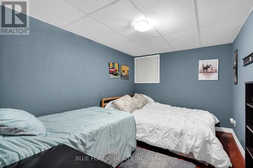 Lower level bedroom/den - 126 - 500 Osgoode Drive, London, ON - Indoor Photo Showing Bedroom