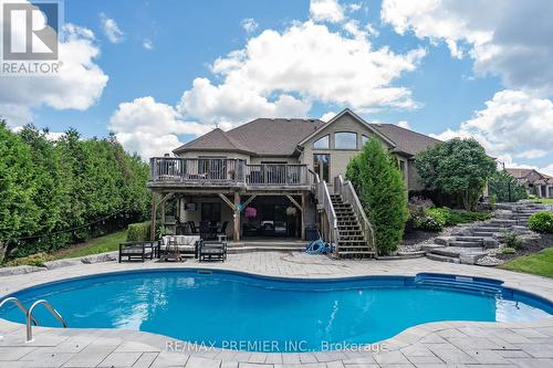 34 Headwaters Lane, Mono, ON - Outdoor With In Ground Pool With Deck Patio Veranda