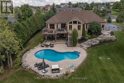 34 Headwaters Lane, Mono, ON - Outdoor With In Ground Pool With Deck Patio Veranda