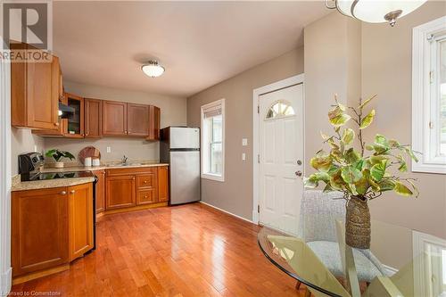 209 Weir Street N, Hamilton, ON - Indoor Photo Showing Kitchen With Double Sink