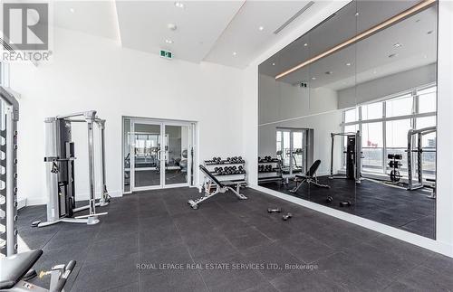 1302 - 297 Oak Walk Drive, Oakville (Uptown Core), ON - Indoor Photo Showing Gym Room