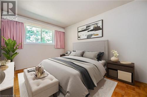 Virtually Staged - 3174 Centennial Drive, Burlington, ON - Indoor Photo Showing Bedroom