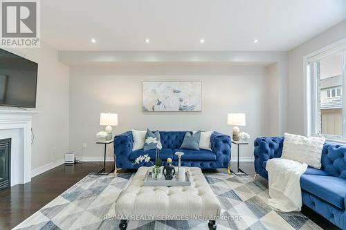 220 Learmont Avenue, Caledon, ON - Indoor Photo Showing Living Room With Fireplace