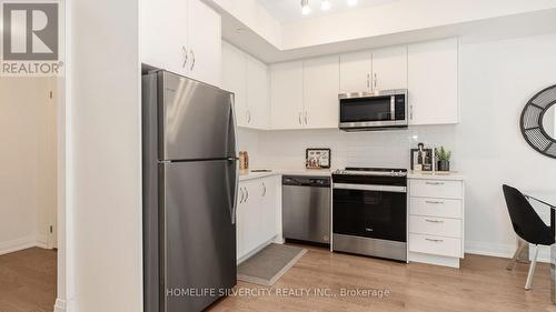 134 - 85 Attmar Drive, Brampton, ON - Indoor Photo Showing Kitchen With Stainless Steel Kitchen With Upgraded Kitchen