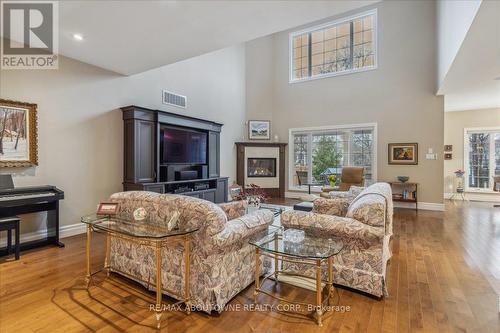 298 River Side Drive, Oakville, ON - Indoor Photo Showing Living Room With Fireplace