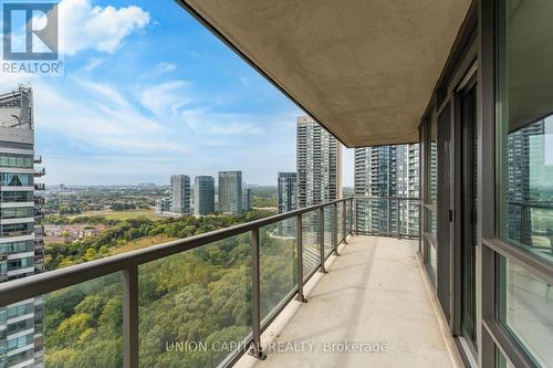 2704 - 2230 Lake Shore Boulevard W, Toronto, ON - Outdoor With Balcony With View With Exterior