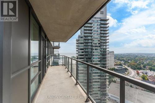 2704 - 2230 Lake Shore Boulevard W, Toronto, ON - Outdoor With Balcony With View With Exterior