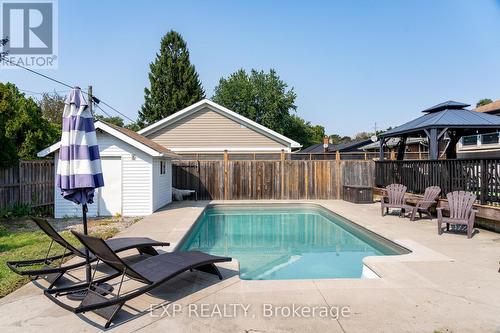 21 Logan Street, St. Catharines, ON - Outdoor With In Ground Pool With Deck Patio Veranda