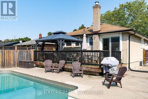 21 Logan Street, St. Catharines, ON - Outdoor With In Ground Pool With Deck Patio Veranda