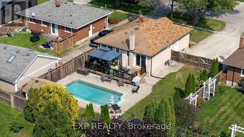 21 Logan Street, St. Catharines, ON - Outdoor With In Ground Pool With Deck Patio Veranda